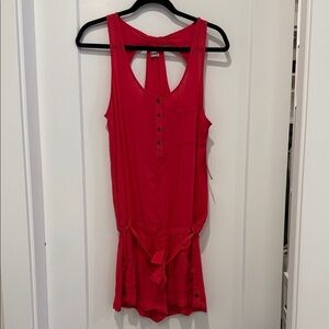 Garage Hot Pink Romper